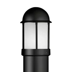 Bolardo luminoso Marco de aluminio, negro