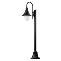 Bolardo luminoso Miranda, negro