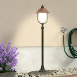 Bolardo luminoso Peggy con cobre