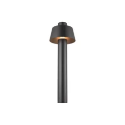 Bolardo luminoso SLV Photoni 75, negro, de aluminio, altura 75 cm