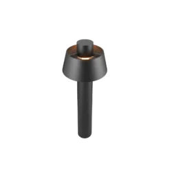 Bolardo luminoso SLV Photoni 75, negro, de aluminio, altura 75 cm
