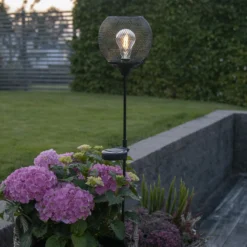 Bolardo luminoso solar LED Sunlight pica de tierra
