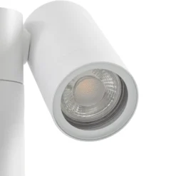 Bolardo luminoso Tulimar de PRIOS, 2 luces, 60 cm, blanca, IP65