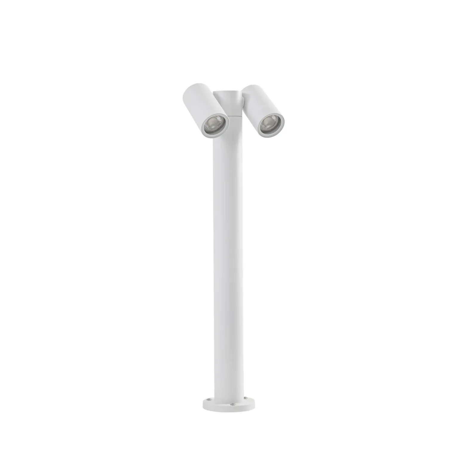 Bolardo luminoso Tulimar de PRIOS, 2 luces, 60 cm, blanca, IP65