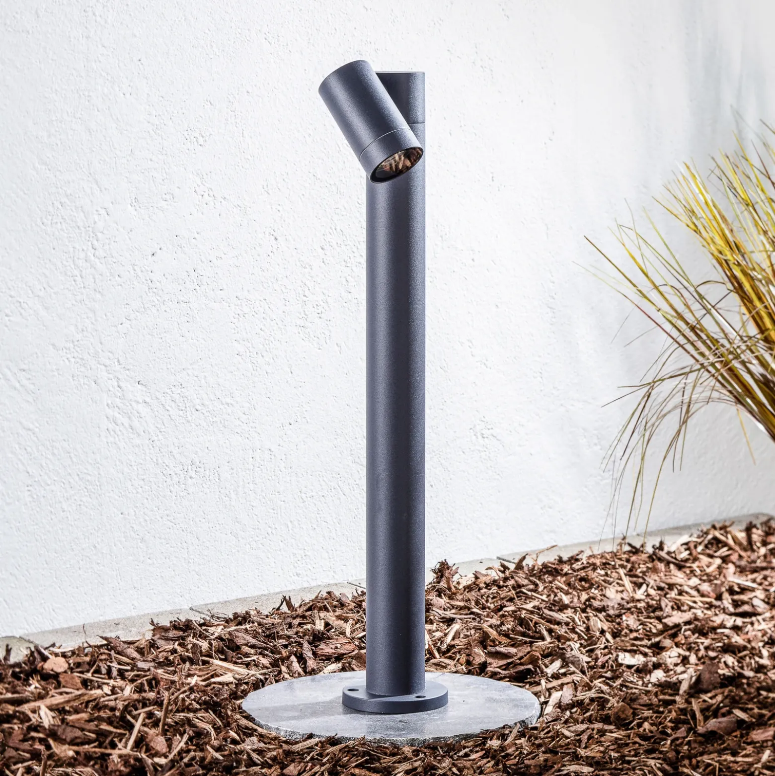 Bolardo luminoso Tulimar de Prios, 1 luz, 60 cm, metal, IP65