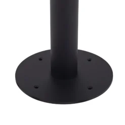 Bolardo luminoso Zayn de Lindby, negro, cristal, altura 109 cm, IP65