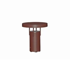 Bonita lámpara de mesa LED recargable BringMe Mini, burdeos, 20 cm