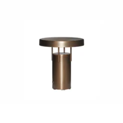 Bonita lámpara de mesa LED recargable BringMe Mini, latón, 20 cm