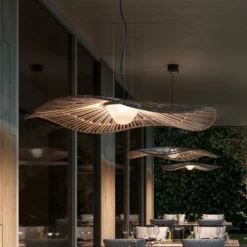 Bover lámpara colgante exterior Mediterránia, marrón, Ø 105 cm