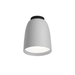 Bover Lámpara de techo para exterior Nut, gris claro, aluminio/acero