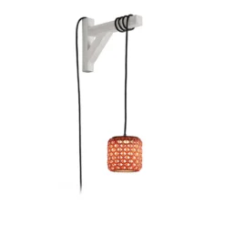 Bover Nans S/16/H colgante LED con enchufe rojo