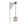 Bover Nans S/16/H colgante LED, enchufe, beige