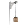 Bover Nans S/16/H colgante LED, enchufe, marrón