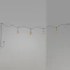 Bover Nans S/16/4L colgante exterior LED, marrón