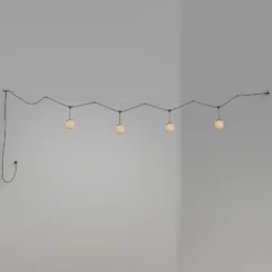 Bover Nans S/16/4L colgante exterior LED, beige