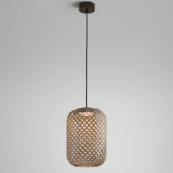 Bover Nans S/31.2 Lámpara colgante exterior LED, marrón