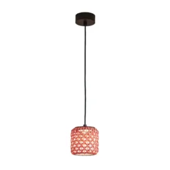 Bover Nans S/16 Lámpara colgante exterior LED, rojo