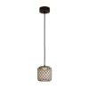 Bover Nans S/16 Lámpara colgante exterior LED, marrón
