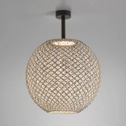 Bover Nans Sphere PF/80 LED lámpara de techo para exterior marrón