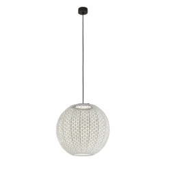 Bover Nans Sphere S/60 lámpara colgante exterior LED beige