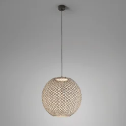 Bover Nans Sphere S/60 Lámpara colgante exterior LED marrón
