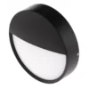 BRUMBERG Eye aplique LED de exterior, mitad, negro