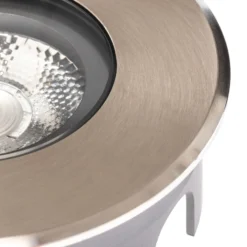 BRUMBERG Hybride Lámpara de suelo empotrable Flat LED, 11cm