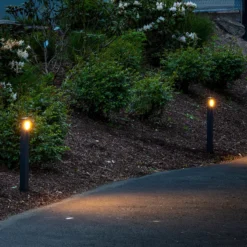 BRUMBERG Quader bolardo LED, grafito, IP54