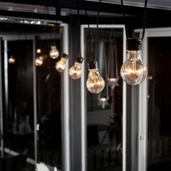 Cadena de luces LED beer garden SETE básico, ámbar