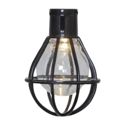 Cadena de luces LED Cage, negro/transparente