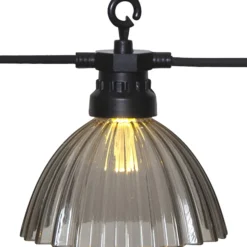 Cadena de luces LED Circus Shade 12 pantallas gris