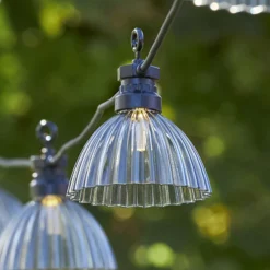 Cadena de luces LED Circus Shade 12 pantallas gris