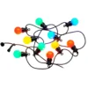 Cadena de luces LED Lucas, kit de inicio multicolor, 10 luces, solar/enchufable