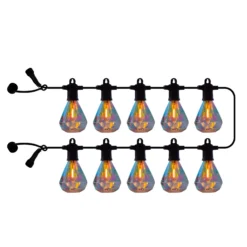 Cadena de luces LED Marcus, transparente, juego de ampliación. 10 luces.