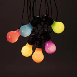 Cadena de luces LED para fiestas, en tonos pastel, con atenuador incluido, IP44