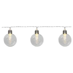 Cadena de luces LED solar Chania, 8 luces