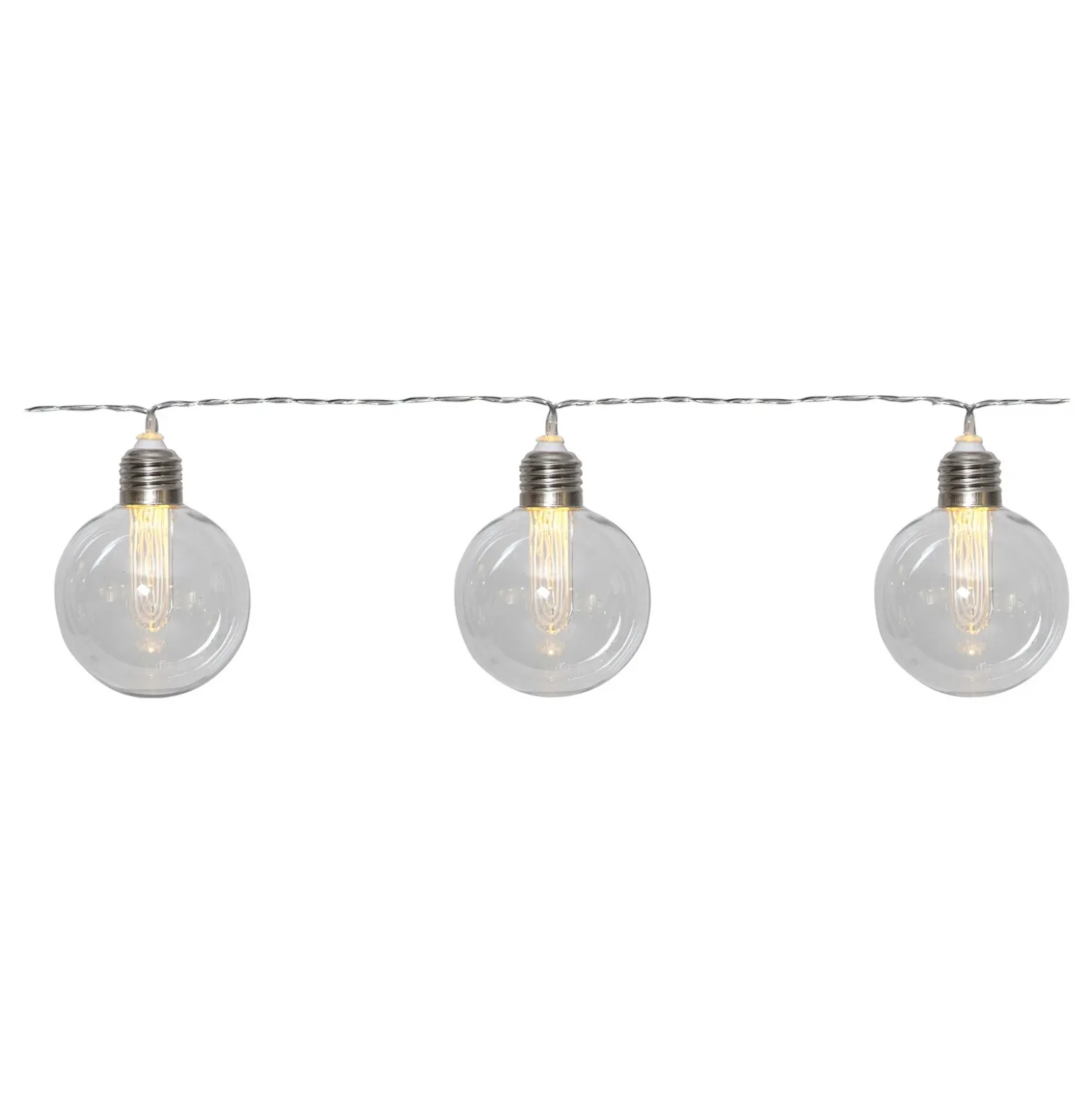 Cadena de luces LED solar Chania, 8 luces