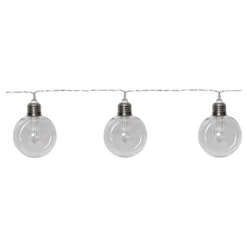 Cadena de luces LED solar Chania, 8 luces