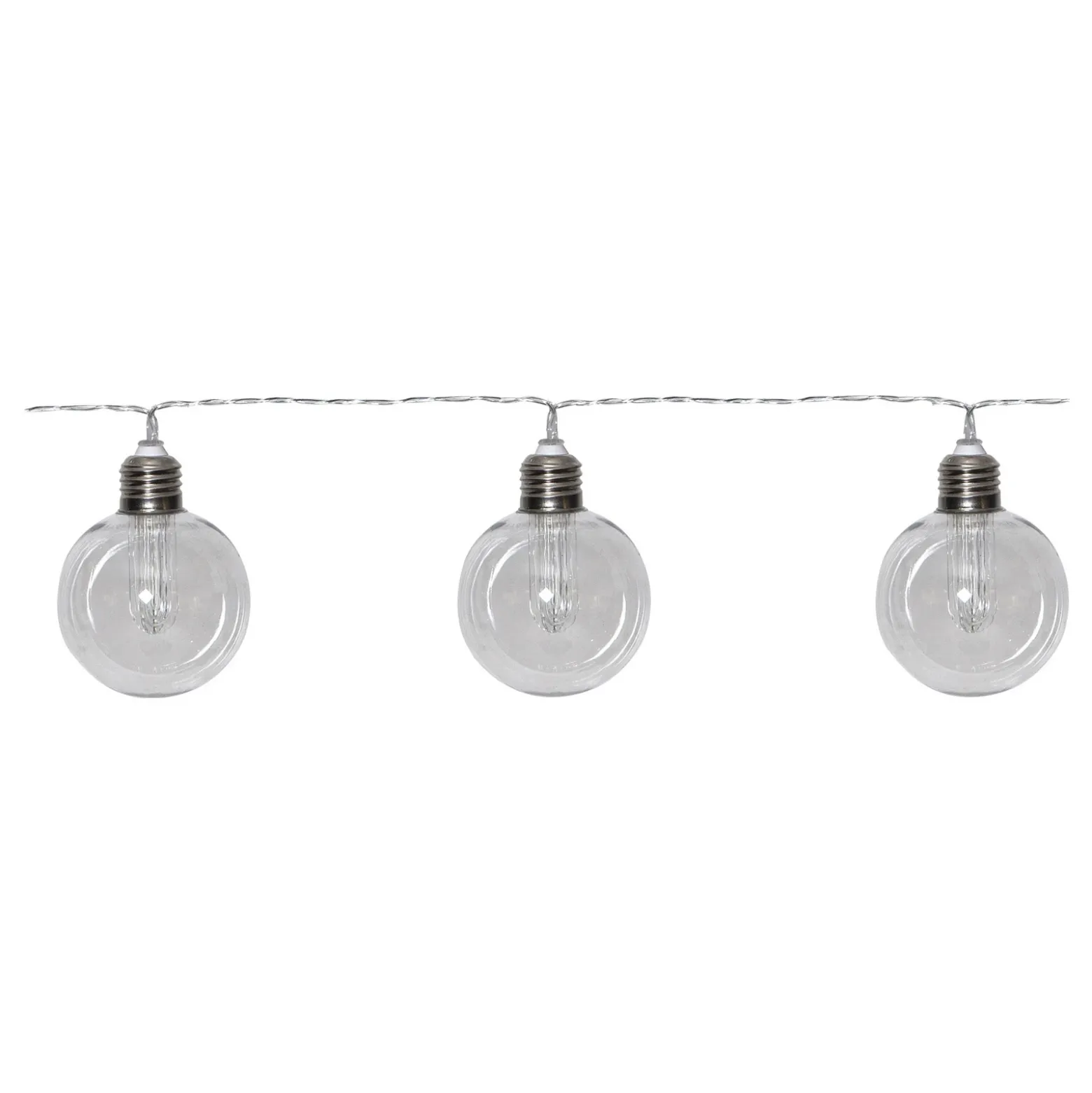 Cadena de luces LED solar Chania, 8 luces