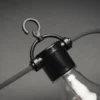 Cadena de luces LED solares para fiestas, 6,2 W, color ámbar, IP44, 1800 K