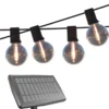 Cadena de luces LED solares Vista de Calex, longitud 20 metros, IP44