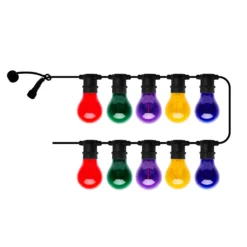 Cadena de luces LED Tobias, kit básico, multicolor, 10 luces, 4,5 m