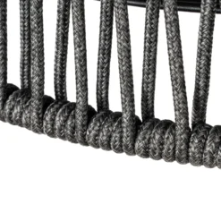 Calefactor colgante Lucande Calenza, negro, Ø 50 cm, 1.500 W
