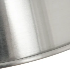 Calefactor colgante Lucande Theriona, plateado, Ø 42 cm, IP24