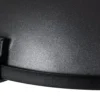 Calefactor colgante Lucande Ormio, negro, Ø 43 cm, IP44