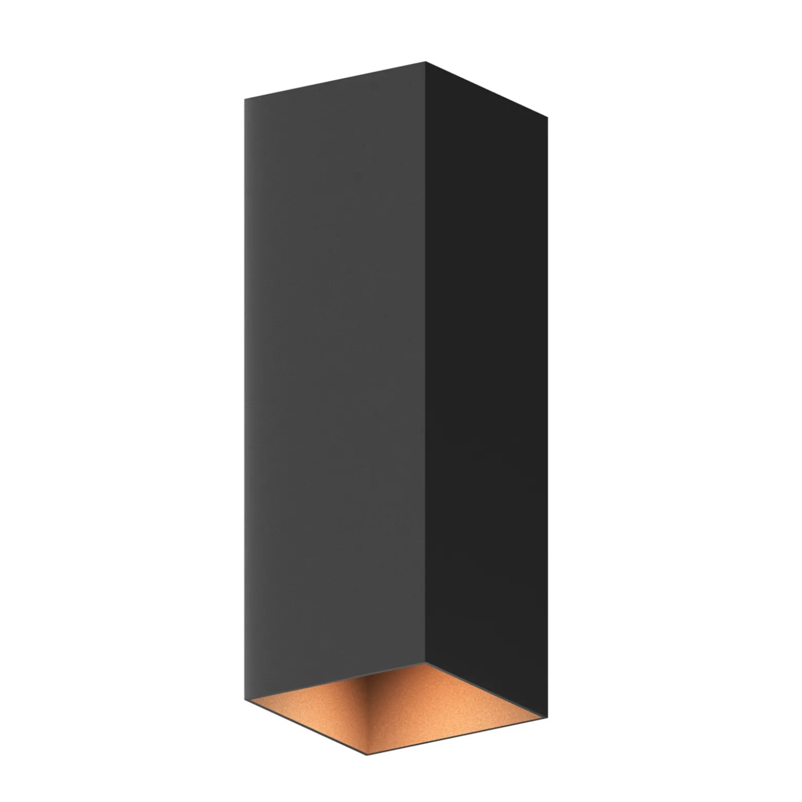 Calex aplique para exterior Rectángulo arriba/abajo altura 23cm negro