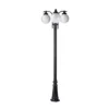 Candelabro Madeira 3 luces antracita