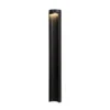 Combo bolardo luminoso LED, negro, 65 cm, aluminio, IP54