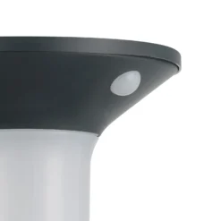 Corbezzola Aplique LED para exterior, negro, sensor