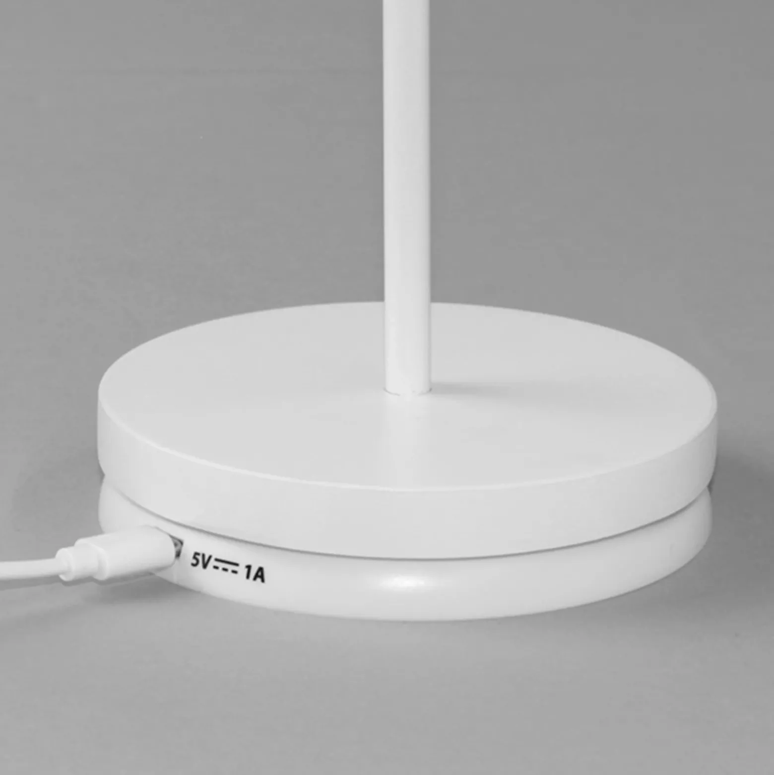 De mesa LED Cosenza 2.0 alto 34cm blanco arena